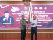 Jalin Keberagamaan, Pj Gubernur Jateng Berangkatkan 250 Personel ke Ajang Pesparani
