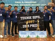 Tim Glory Sujama USM Juara 1 Lomba Jembatan Balsa Tingkat Nasional