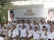 DPC Gerindra Kota Magelang Deklarasi Prabowo Subianto- Gibran Rakabuming Raka deklarasi Prabowo-Gibran