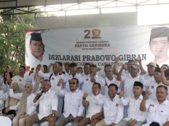 DPC Gerindra Kota Magelang Deklarasi Prabowo Subianto- Gibran Rakabuming Raka deklarasi Prabowo-Gibran
