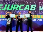 Kontingen MTs NU Ihyahul Ulum Gondoharum Sabet Juara I di Kejurcab Pagar Nusa Kudus