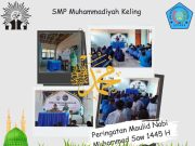 SMP Muhammadiyah Keling Peringati Maulid Nabi Muhammad SAW., Siti Nurhidayah: Perkuat Karakter Nabi pada Siswa