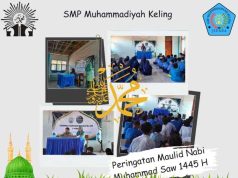 SMP Muhammadiyah Keling Peringati Maulid Nabi Muhammad SAW., Siti Nurhidayah: Perkuat Karakter Nabi pada Siswa