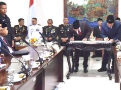 NPHD Diteken Bupati Bersama Ketua KPU dan Ketua Bawaslu