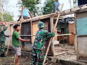 Ini yang Dilakukan Prajurit TNI Menumbuhsuburkan Gotong Royong