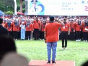 Ribuan Guru Menggelar Apel Besar di Alun-alun Pacitan