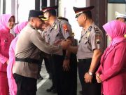 Kapolres Wonogiri Pimpin Upacara Kenaikan Pangkat