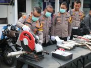 11 Bulan, Polres Kebumen Musnahkan 1.790 Knalpot Brong