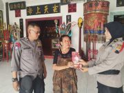 Satbinmas Polres Kendal Sambangi Vihara Tri Dharma Ajak Jaga Suasana Tetap Kondusif Jelang Pemilu 2024
