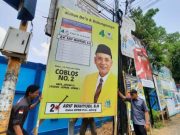 Bawaslu Kudus Mulai Copoti Baliho Caleg yang Melanggar Aturan