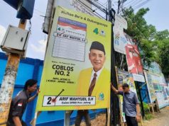 Bawaslu Kudus Mulai Copoti Baliho Caleg yang Melanggar Aturan