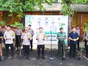 Polrestabes Semarang Tanam 1.350 Bibit Pohon dalam Gerakan Serentak Penanaman Jutaan Pohon Polri