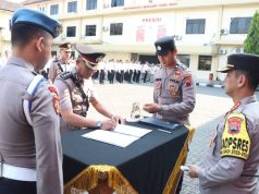 Kapolrestabes Semarang Tekankan Netralitas dalam Pemilu pada Upacara Sertijab di Lingkungan Polrestabes Semarang