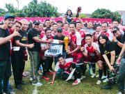 Kelurahan Kembangarum Juara 1 Turnamen Sepak Bola Danramil 01 Cup I Semarang Barat