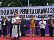 Tokoh Lintas Agama dan Kepercayaan Kota Magelang Serukan Pemilu Damai kampany damai
