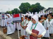 Ratusan Santri Ponpes MHM Kota Tegal Ikuti Simulasi Manasik Haji