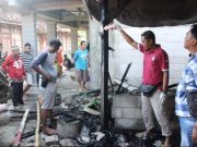 Tiga Rumah Ludes Terbakar di Tawangharjo, Sebuah Motor Hangus