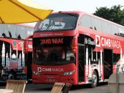 Si Denok, Bus Merah Cantik Mengajak keliling Semarang Gratis