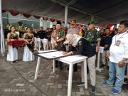 Apel Siaga Pengawasan Kampanye dan Deklarasi Pemilu Damai Bawaslu Grobogan