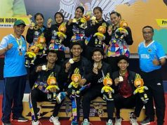 Pemain USM Persembahkan Medali Emas Beregu Putri Bulu Tangkis di Pomnas Kalsel