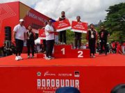 Pelari Putri Odekta Elvina Saingi Atlet Kenya di Borobudur Marathon 2023