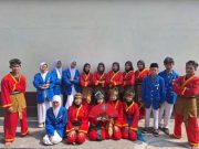 Di Musyran Kalitengah Siswa SMP Muh 8 Wedi Tampilkan Tari Kipas dan Tanding Ganda Tapak Suci