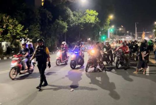 Rayakan Seabad Persis Solo, 349 Motor Knalpot Brong Digelandang ke Mapolresta Surakarta