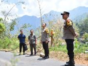 Rawan Longsor, Kapolres Cek Lokasi TPS Tertinggi di Jepara