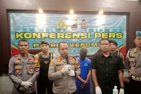 Polres Kebumen Ringkus Residivis, BB 27,09 Gram Sabu di Lampu LED