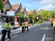 Kabag SDM Pimpin Pengamanan Misa di Tiga Gereja