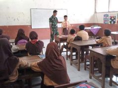 Babinsa Masuk Sekolah, Ini yang Dipesankan kepada Murid