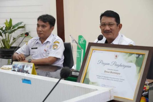 Desa Bumiayu Masuk 10 Desa Terbaik Program Desa Cinta Statistik 2023