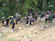 Sering Longsor di Blora, TNI Polri dan Relawan Bupati Lakukan Penanaman Pohon
