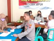 Jelang Operasi Lilin Candi dan Natal-Tahun Baru, Anggota Polsek Jepon Periksa Kesehatan