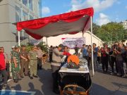 Menjelang Akhir 2023, Polresta Surakarta Musnahkan Ribuan Knalpot Brong dan Liter Miras