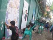 KPU Kudus Sosialisasi Pemilu Lewat Kompetisi Mural, Berhadian Jutaan Rupiah