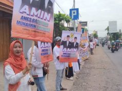 Caleg Milenial PKS Kudus Gelar Flashmob, Kampanyekan AMIN