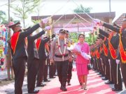 Pedang Pora Sambut Kapolres Tegal Kota AKBP Rully Thomas