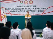 Wali Kota Magelang Beri Motivasi Purnapaskibraka Tahun 2022