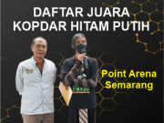 Data Juara Kopdar Hitam Putih di Point Arena Semarang