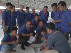 Kerja Sama dengan Pihak Ketiga, WBP Lapas Semarang Ikuti Pelatihan Pemasangan Baja Ringan