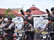 Jelang Pemilu Kemampuan Dalmas Personel Polres Jepara Ditingkatkan