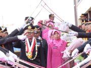 Lepas Anggota Pensiun, Polres Jepara Gelar Pedang Pora dan Pawai Purna Bakti
