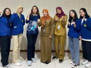 Empat Mahasiswi Prodi Pariwisata USM KKL di Kawasan Dieng