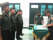 Kodim 0728 Wonogiri, Menerima Satu Perwira Melepas 4 Anggota