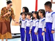 Para Siswa SD Melakukan Outing Class ke Pendapa Kabupaten