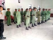TNI-Polri Memberikan Pelatihan Pada Puluhan Anggota Linmas