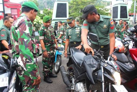 Pastikan Zero Knalpot Brong, Ini yang Dilakukan Kodim 0728 Wonogiri