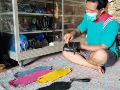 Kerajinan Kulit Ikan Pari Ardiyansyah Binaan BUMN Rembang Tembus Pasar Tiongkok