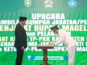 Sepyo Achanto Pj Bupati Magelang Dilantik, Nana Sudjana Langsung Beri Tugas Penting